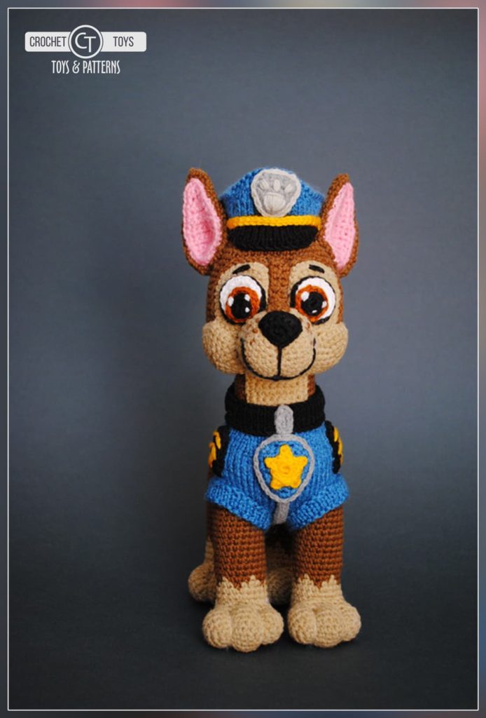 Crochet dog Chase PAW Patrol