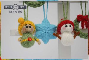Crochet christmas toys