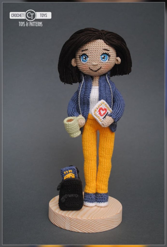 Crochet doll Traveler