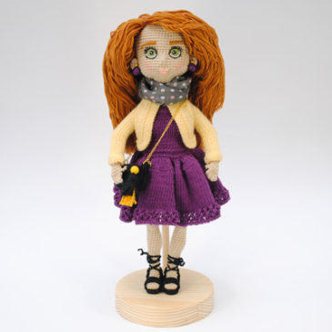 Redhair Crochet doll