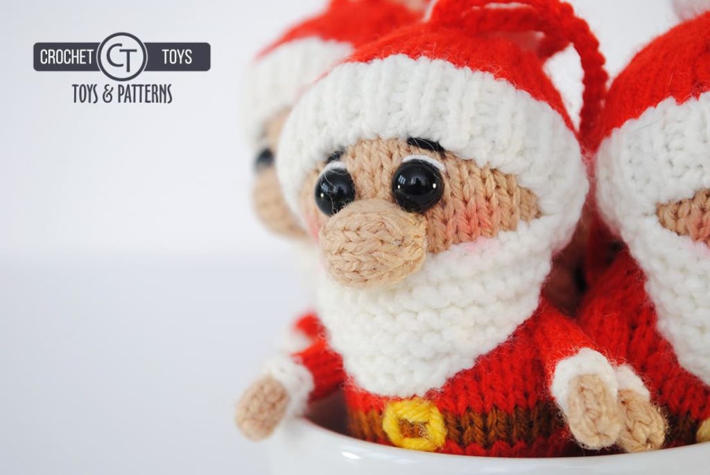 Knitted Santa Claus