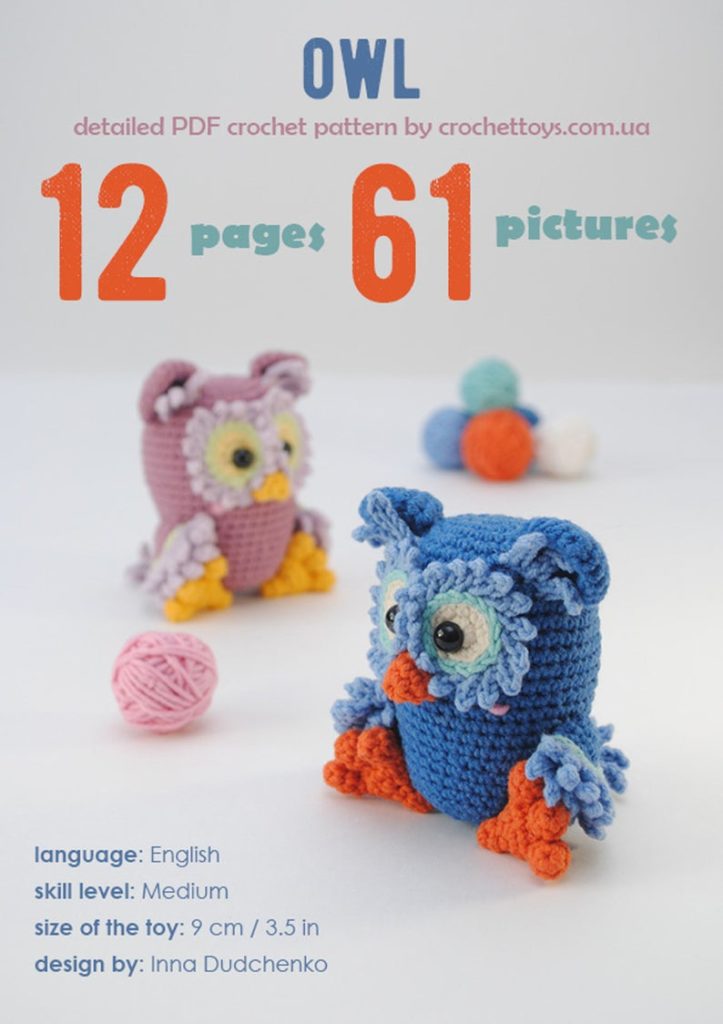 Crochet pattern owl
