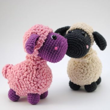 Amigurumi Crochet PDF pattern little plush sheep