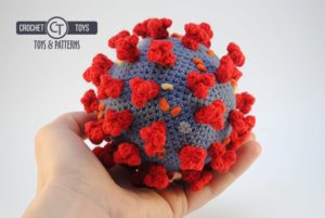 Crochet coronavirus covid